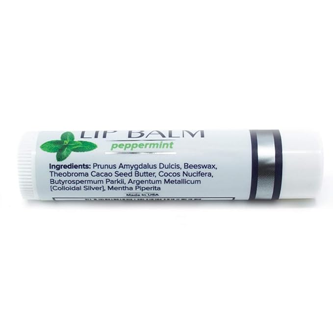 Colloidal Silver Peppermint Lip Balm (1)
