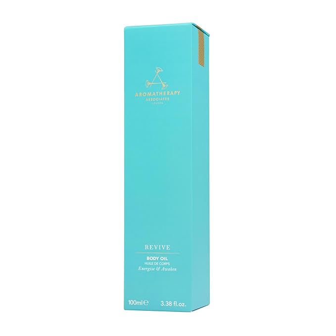 Aromatherapy Associates Revive Body Oil. A Luxurious Oil for an Energized and Nourished Body. Essential Oils Promote Healthy Micro-Circulation and Soften Skin (3.4 fl oz)