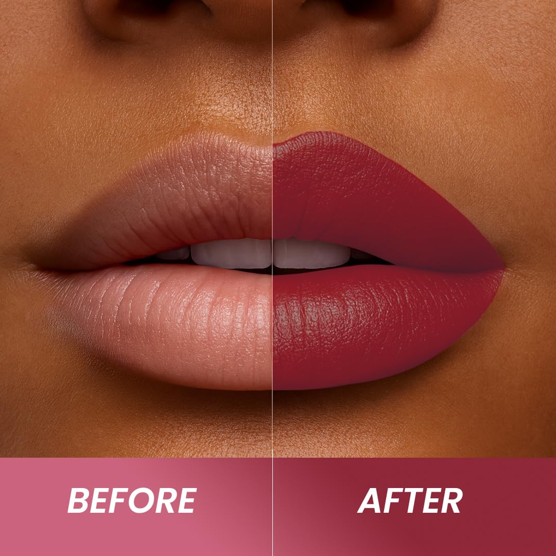 Essence Of Argan Precious Pink Lip Stick for Cracked and Dry Lips -100% Organic Shea Butter, Argan,Jojoba & Grapeseed Oil - Hydrating Long Lasting Lipstick - Deep Moisturizing Pink LipStick for Women