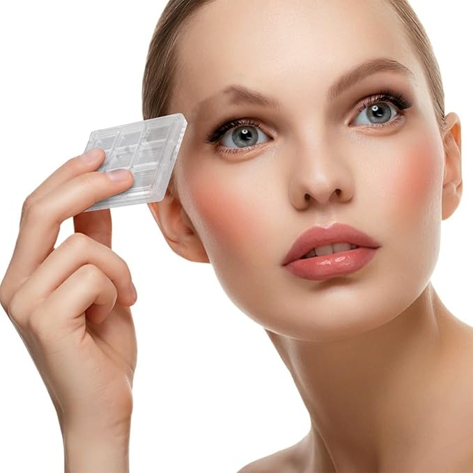 Empty Eyeshadow Palette Eyeshadow Makeup Palette Lipstick Container Makeup Empty Case for Blush Lipstick, 4Pcs 36 Grids