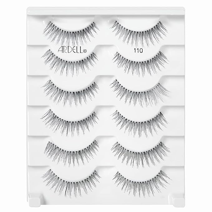 Ardell False Eyelashes, Natural 110, 5 pair + bonus pair Multipack for Eye-Lifting Effect
