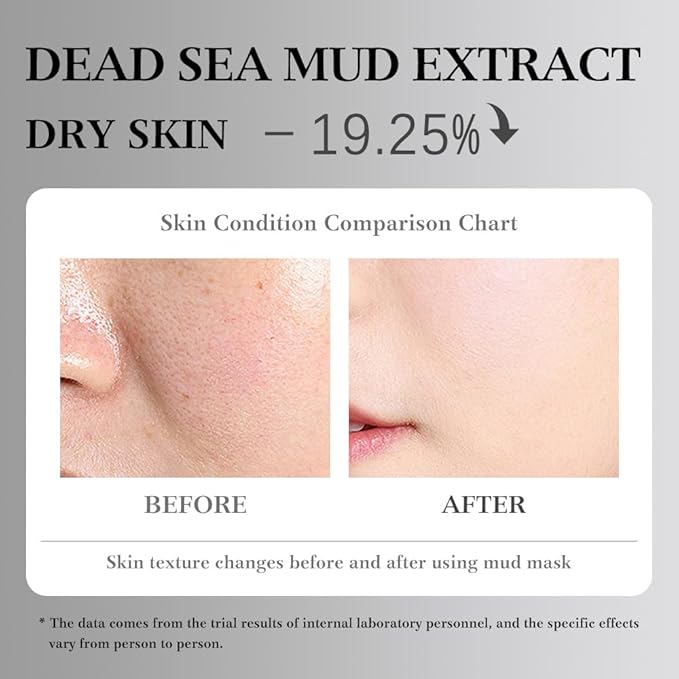 10X Collagen Anti-Aging Sleep Mask β Active Protein Technology β Intensive Hydration, Reduces Sagging & Dullness, Skin Care, Smooth & Whitilight, Cruelty-free (10PCS-Mud Mask-Dead sea mud White)