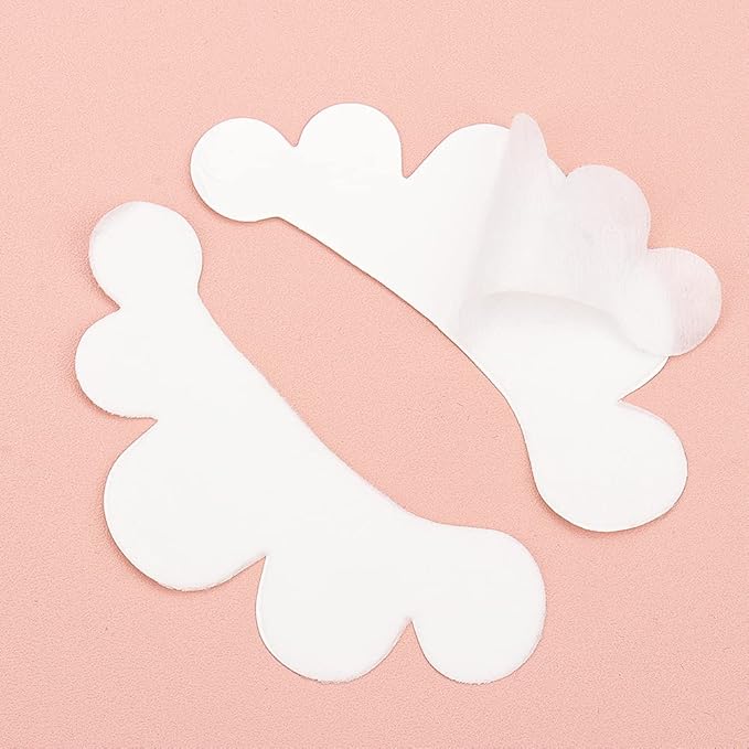 100 Pair Eye Under Gel Pads Eyelash Extensions Patches,Lash Extension Lint Free Under Hydrogel Eye Mask Pads Beauty Tools (Pink)