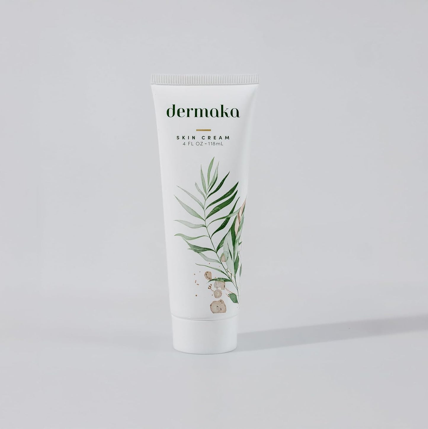 Dermaka All-Natural Skin Soothing Cream 4 Ounce – Moisturizing Lotion with Arnica, Green Tea, Chamomile & Vitamin E – Hydrating, Fast-Absorbing & Non-Greasy Formula for Healthy-Looking Skin