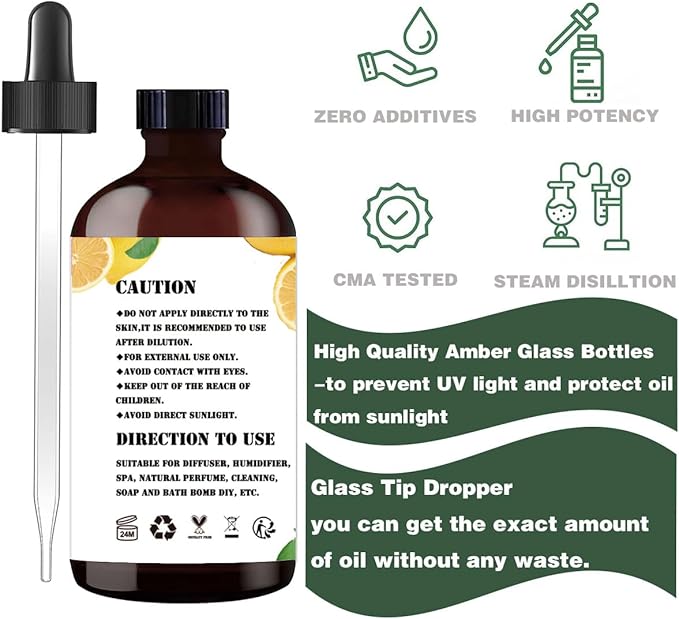Tea Tree Essential Oil (4 oz/120 ml) - Tea Tree Oils Used in diffusers, humidifiers, Home Baths, Cleaning Products, Yoga, DIY Soaps and DIY Scented Candles