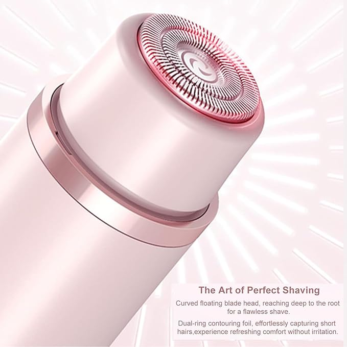 Dermave Bikini Shaver,2025 New Dual Head Shaver Women, 2 in 1 Wet & Dry Waterproof Electric Bikini Trimmer for Women,Blue