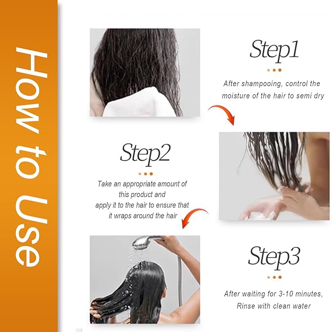 Hair Mask Deep Treatment Conditioner Collagen Protein Argan Oil Biotin Repair For Dry Damaged Frizzy Curly All Hair Types(16.9 Fl Oz/500ml) (collagen)