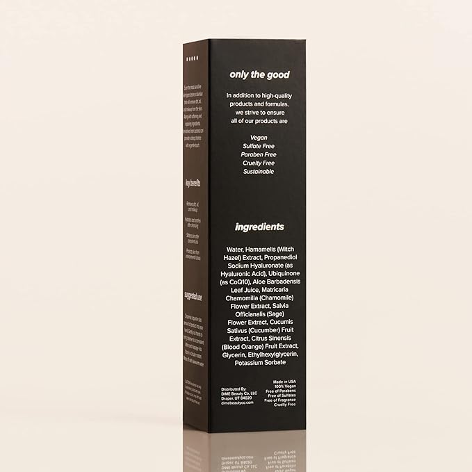 DIME Beauty Super Skin Toner, Alcohol-Free Witch Hazel Toner, Hydrating Toner for Face with Aloe Vera and Cucumber Extract, 4 oz / 120 ml