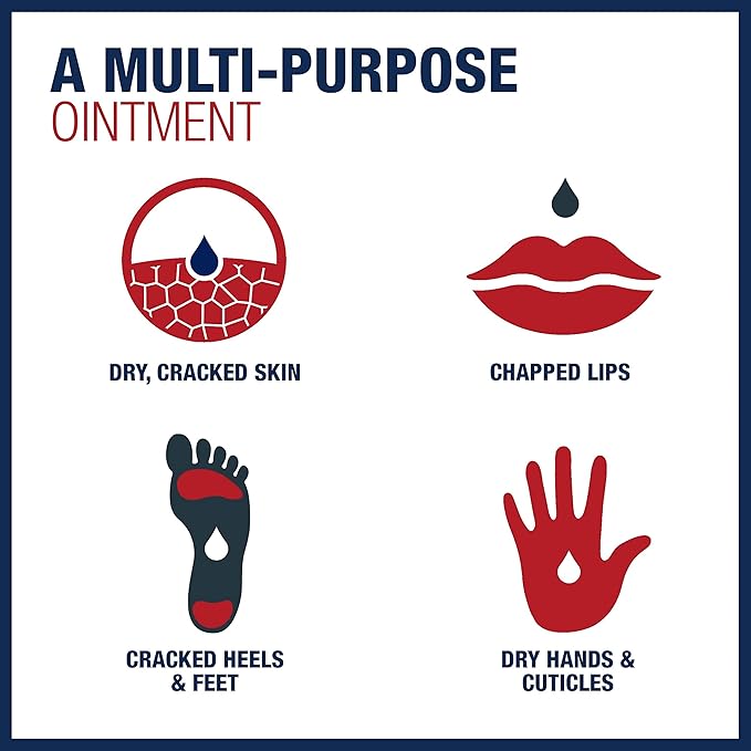 Aquaphor Advanced Therapy Healing Ointment, Hypoallergenic, Fragrance Free Body Moisturizer for Dry Skin and Minor Wound Care, Travel Size Skin Care Set, 1.75 Oz Tube, Pack of 3