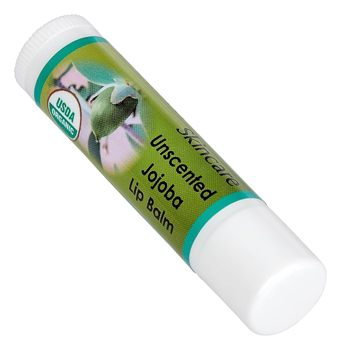 100% Pure Organic Jojoba Oil. Travel Size 1 oz plus 2 Pack Organic Unscented Lip Balms with over 70% Jojoba Oil. 100% Natural. By Desert Oasis Skincare (1 fl oz/29 ml)