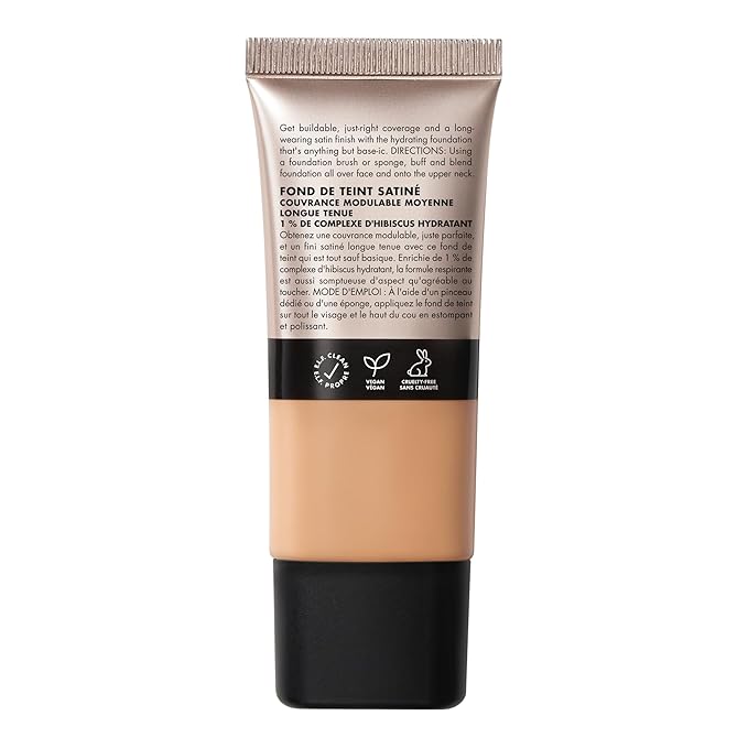 e.l.f. Soft Glam Foundation, Medium Coverage, Long-Lasting & Buildable Foundation For A Smooth, Satin Finish, Vegan & Cruelty-Free, 31 Medium Neutral