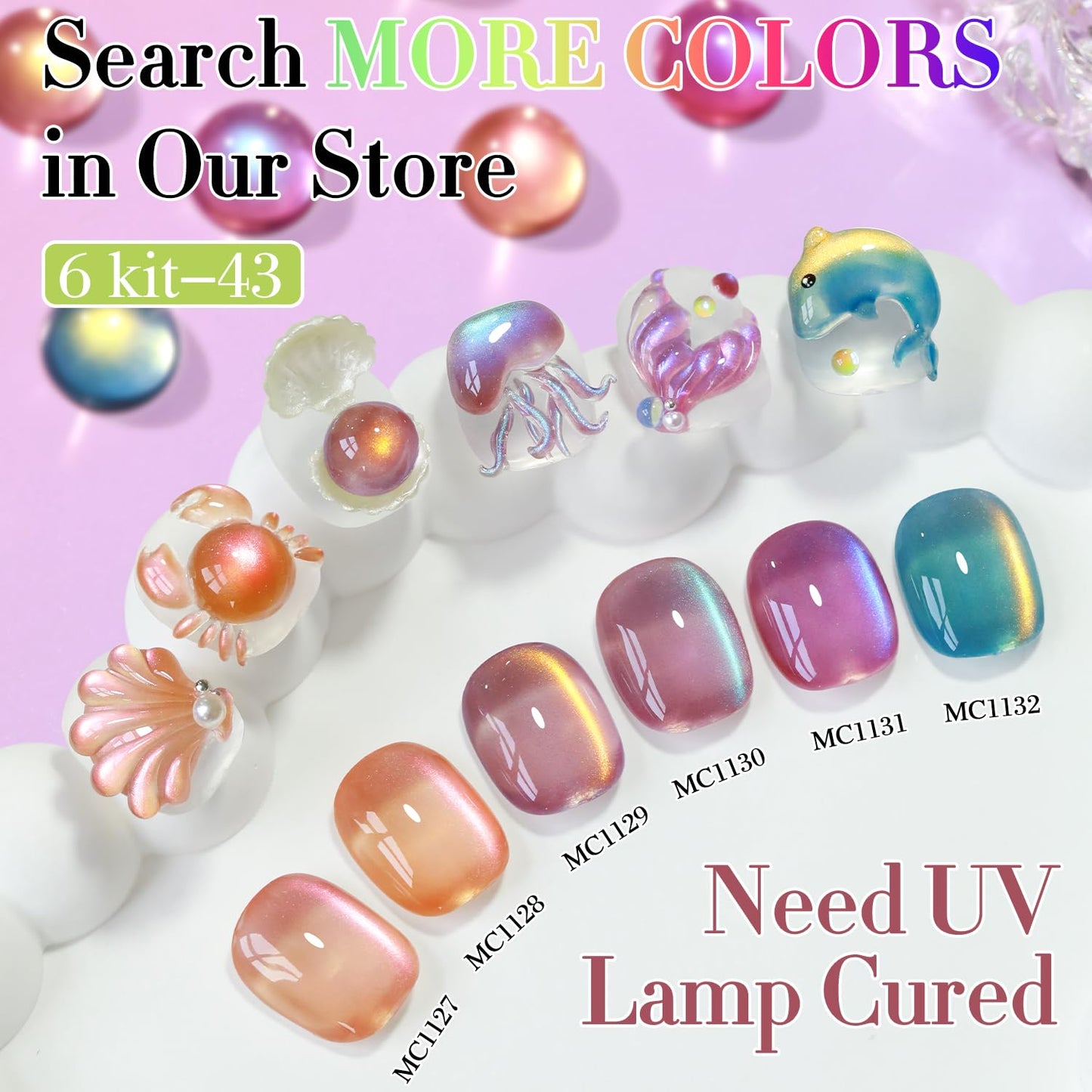 Double Rhythm 15ML Ice Glass Cat Eye Gel Polish with Magnet Holographic Glitter Shimmer Translucent Sheer Color Salon Soak Off Magnetic Nail at Home (Plum Purple-MC1130)