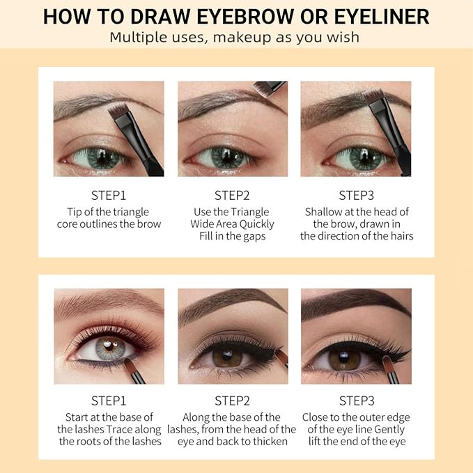 Eyebrow Pomade - Waterproof Brow Pomade for Long-lasting Results,Smudge Proof and Sweat Resistant Formula,Natural Eyebrow Makeup for All Skin Types and Tones - Chocolate