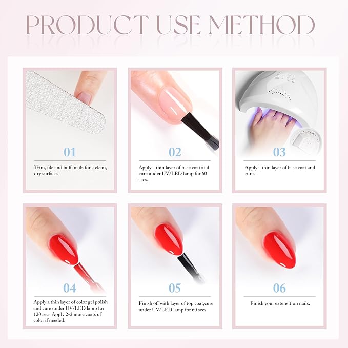 Double Rhythm 0.5Oz Navy Blue Gel Polish Sheer Neutral Natural Light Milky Same Color Same Bottle 15ML Jelly UV Nail Art DIY at Home (Navy Blue-A1107)