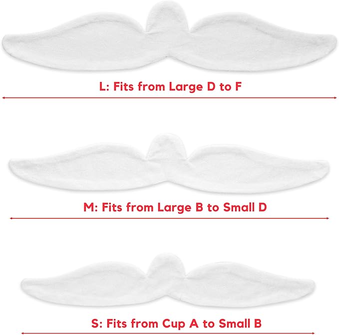 Brushed Cotton on Both Sides - Bra Liners for Sweating Rash Boob Sweat Liner Cotton Pads – 3PCS