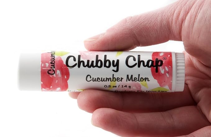 Chubby Chapstick - One (1x) Large Jumbo Chapstick Natural Chapstick - .5 Ounce Lip Balm (Cucumber Melon)