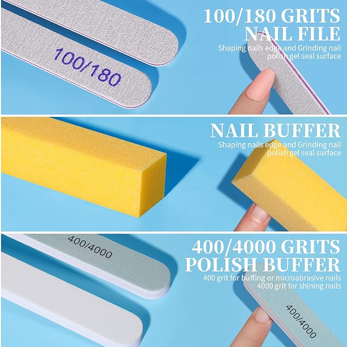 Teenitor Cuticle Remover Cuticle Remover Kit, Nail Care Kit with Cuticle Remover Cuticle Oil Nail File Nail Buffer Cuticle Pusher, Cuticle Peeler Scraper, Manicure Care Tools Milk and Honey