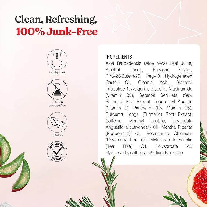 HAIRtamin Scalp Serum Natural Hair Growth Thickening | Made in USA | Helps Increase Hair Thickness and Aids Against Hair Thinning and Hair Fall Out | Moisturizes and Soothes Dry Itchy Scalp