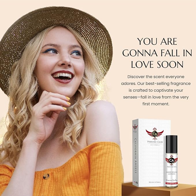 CA Perfume Club Impression of Jasmin Rouge For Women Replica Fragrance Body Oil Dupes Parfums 0.3 Fl Oz/10ml-X1