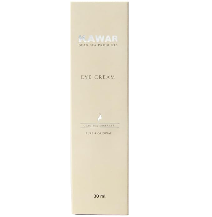 Dead Sea Eye Cream with Retinol, Collagen, Argan Oil & Caffeine, Targets Dark Circles, Puffiness & Fine Lines, Enriched with Dead Sea Minerals, Vegan Eye Cream for Women & Men, 1 oz