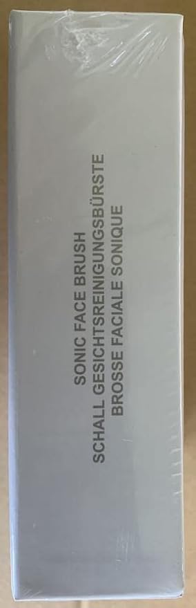 EZBASICS Facial Cleansing Brush Made with Ultra Hygienic Soft Silicone, Waterproof Sonic Vibrating Face Brush for Deep Cleansing, Gentle Massaging, Inductive Charging (Grey) 1 Pack+5 Speed Settings