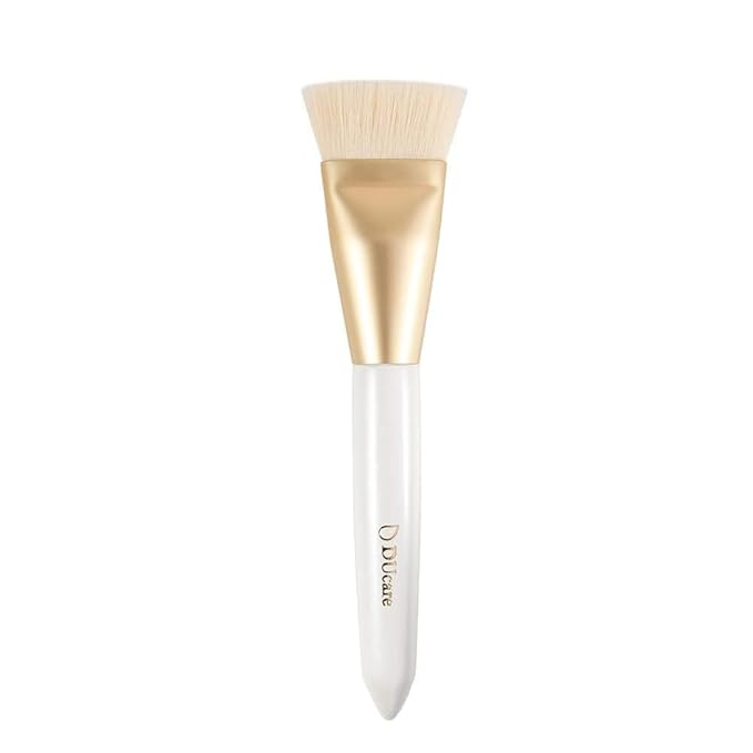 DUcare Contour Brush, Flat Top & Oval Head Face Contouring Brush For Blending & Buffing, Multi-Purpose Face Makeup Brushes for Liquid Foundation/Cream/Facial Mask
