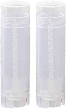 10PCS 4.5g/4.5ml Empty DIY Lip Tubes Holder Containers Vial Refillable PP Plastic Deodorant Crayon Travel Tube Pipe Bottle Lip Gloss Case DIY Lip Balm Gifts For Women Lady Girls(Transparent)