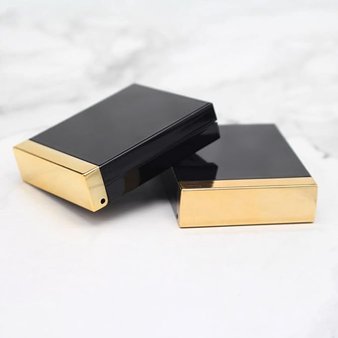 Empty Makeup Palette 2PCS Eyeshadow Makeup Palette with Mirror Plastic Cosmetic Storage Case for Makeup Eyeshadow Lipstick