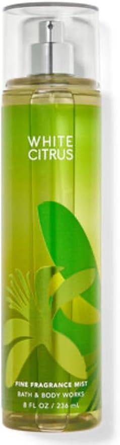 Bath & Body Works - 3 Piece Bundle - Spray - Body lotion - Shower Gel - Full Size and Gift Bag HELLO GORGEOUS (White Citrus)