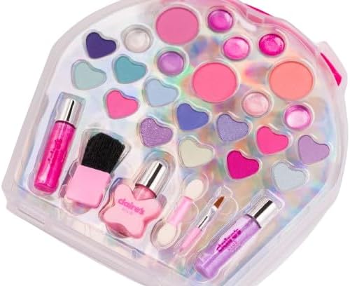 Claire's Club Pink Cupcake Makeup Case- Designed for Little Girls Ages 3 to 6