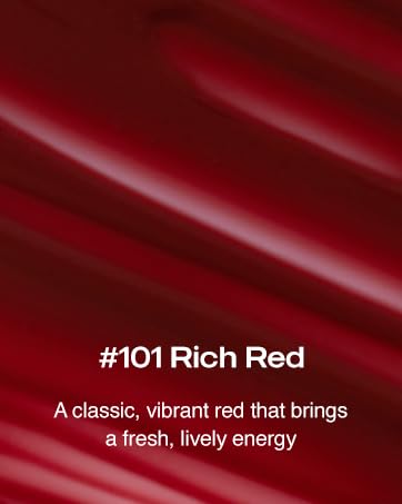 Gleam Glow Lip and Blush | a Classic, Vibrant Red that brings a Fresh, Lively Energy | perfectly pairs with Hapa Kristin Colored Contacts, 0.148 Oz (4.2g) (Rich Red 101, one)