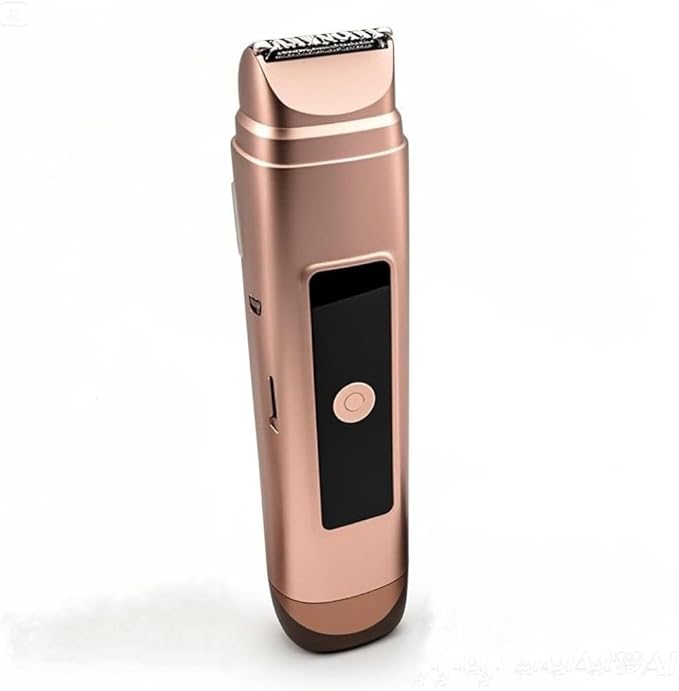 Bikini Trimmer for Women: Electric Razor & Shaver with Dual Heads forBody Pubic Hair, IPX6 Waterproof with LED Display