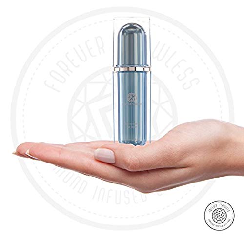 Forever Flawless Diamond Infused Eye Serum. Blue Diamond Eye Serum Formulated to Diminish Puffiness, Bags, Dark Circles, Wrinkles, and Fine-Lines around the Eyes.