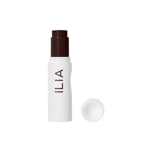 ILIA - Skin Rewind Complexion Stick - Foundation + Concealer + Skincare | Non-Toxic, Vegan, Cruelty-Free, Clean Makeup (42C - Ekki, 0.35 oz | 10 g)