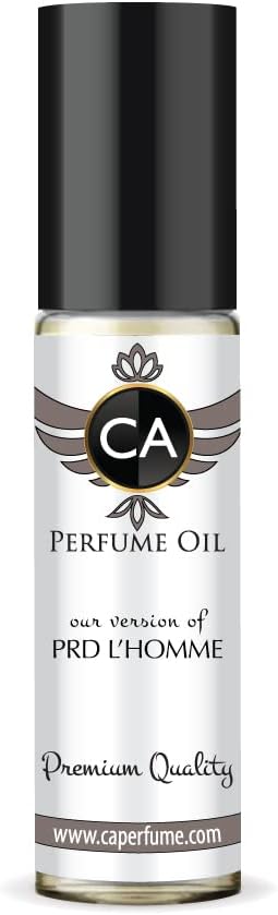CA Perfume Club Impression of Prd L'homme For Men Replica Body Oil Dupes Concentrated Fragrance Clone Alcohol- Grand Quality Sample Size Type For Parfums Cologne 0.3 Fl Oz/10ml, 1