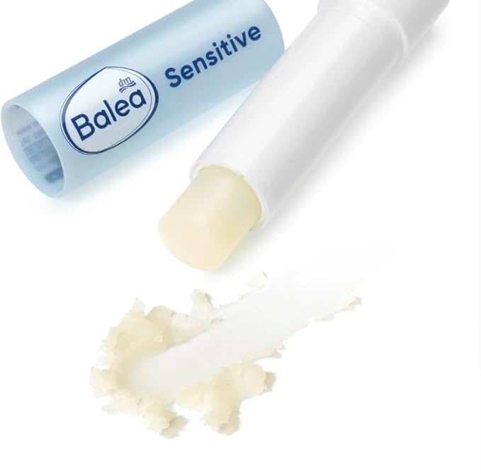 Balea Lip Care Sensitive, Moisturizing Lip Balm with Aloe Vera 9.6 g (pack of 2) - German product