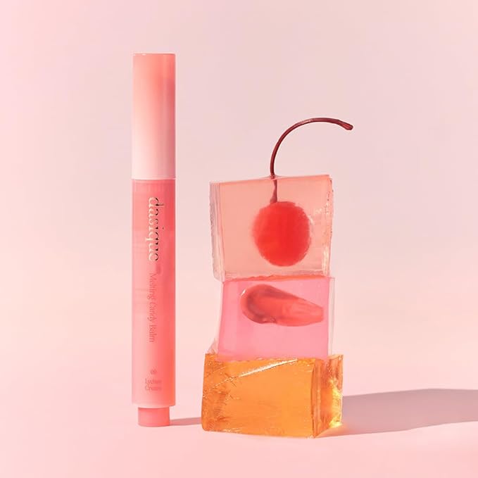 Dasique Melting Candy Balm (#08 Sweet Pomelo) | Glossy Balm | Moisturizing | For dry Lips | Vegan