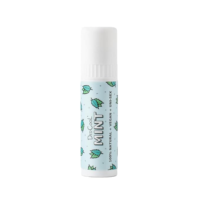DedCool Lip Balm Stick (Mint) Jumbo, Vegan, Flavored, Coconut Oil Lip Balm, Long Lasting, Moisturization, Hydrates Dry & Chapped Lips, Vegan, Natural, Clean, Non-Toxic, Fragrance For All