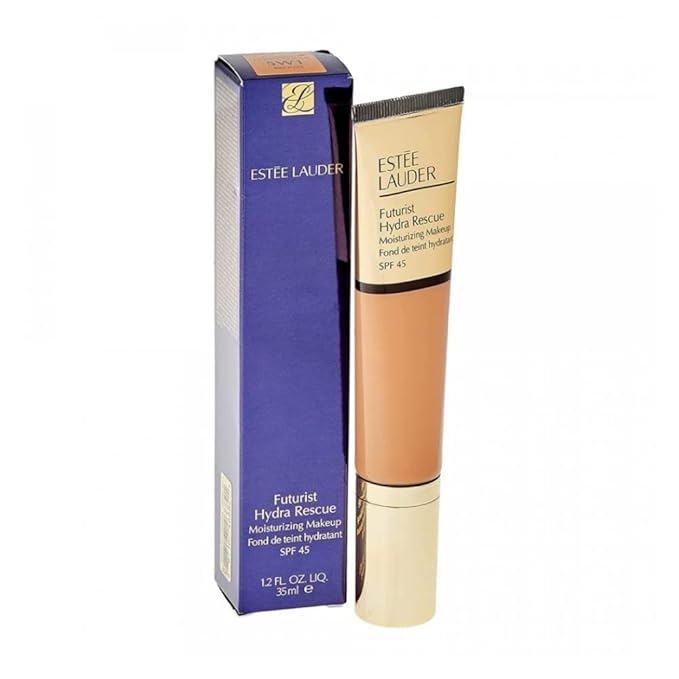 Estée Lauder Futurist Hydra Rescue Moisturizing Foundation SPF 45, 12 Hour Glow, 1.2 oz., 5W1 Bronze