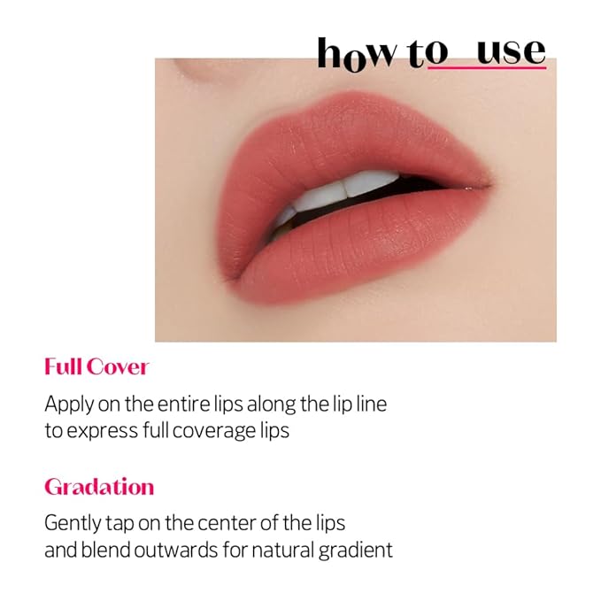 ETUDE Fixing Tint #06 Soft Walnut (4g) | Long Lasting High Pigmented Liquid Lipstick | Waterproof Lightweight Matte Finish Lip Stain | Full Coverage | Korean Makeup, Kbeauty