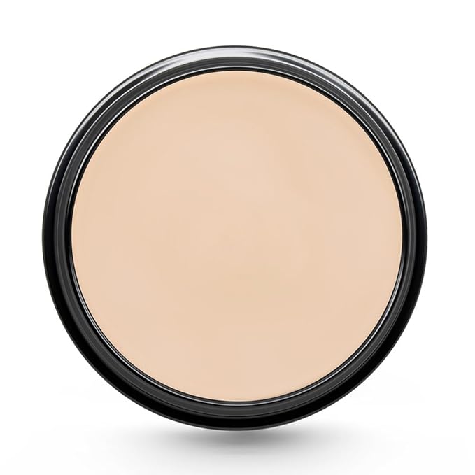 Graftobian HD Glamour Crème Foundation 1/2oz, Weightless Full Coverage Makeup, 65 Inclusive Shades, For All Skin Types, Natural or Full-Glam Looks, For Professionals and Beginners (Sweet Almond)