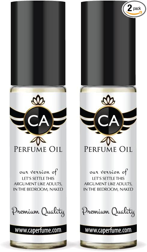 CA Perfume Club Impression of By Kln Let's Settle This Argument Like Adults, In The Bedroom, Naked For Women & Men Replica Fragrance Body Oil Dupes Alcohol-Free Aromatherapy Roll-On 0.3 Fl Oz-X2