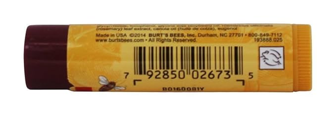 Burts Lip Balm Wild Cherr Size .15z Burts Lip Balm Wild Cherry .15z (Pack of 4)