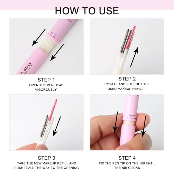 4 in 1 makeUp Pen Berry Refill