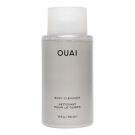 OUAI Body Cleanser, Dean Street - Foaming Body Wash with Jojoba Oil and Rosehip Oil to Hydrate, Nurture, Balance and Soften Skin - Paraben, Phthalate and Sulfate Free Skin Care Products - 10 Oz