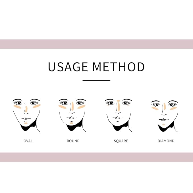 Face Highlighter Luminizers Highlighter powder Translucent Setting Powder High Definition Powder for All Skin Types and Skin Tones(N05)