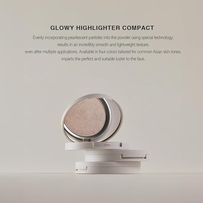 heme Glowy Highlighter Compact 5.5g (04 Glacial White)