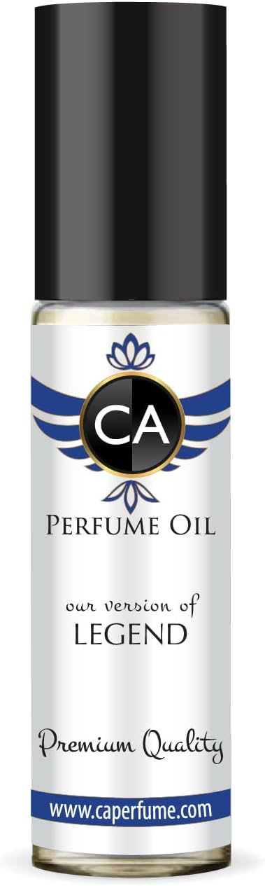 CA Perfume Impression of Legend For Men Fragrance Body Oil Dupes Attar Roll-On 0.3 Fl Oz/10ml-X1