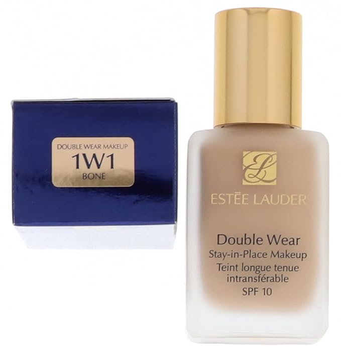 Estée Lauder Double Wear Stay-in-Place 24-Hour Long-Wear Matte Foundation, 1.0 oz, 1W1 Bone