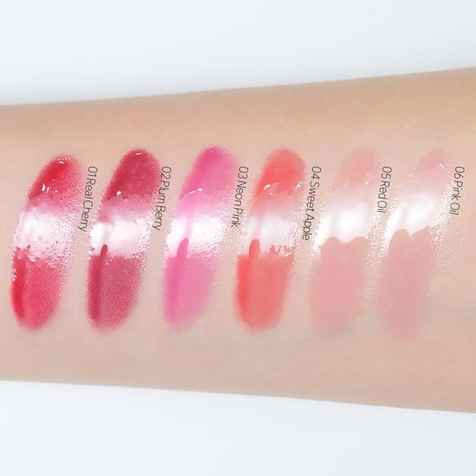 ETUDE Dear Darling Oil Tint #3 Neon Pink 4.2g | High Moisturizing and Strong Hydrating Lip Oil/Lip Gloss | Smooth and Moist Lips | Non-Sticky Lip Oil Tint For Dry Lips | K-beauty